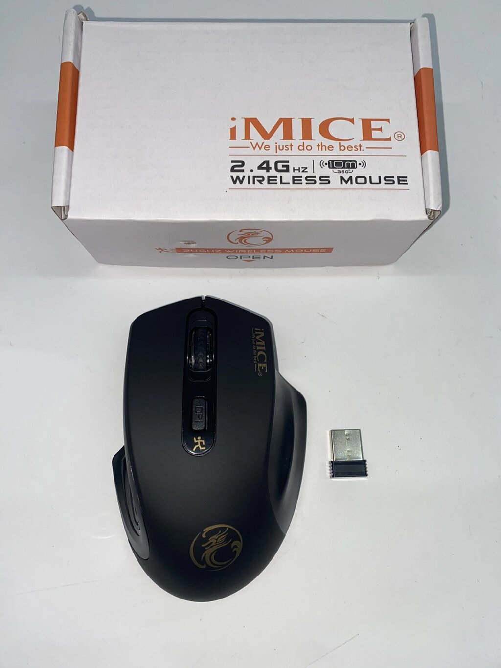 Бездротова миша Imice G-1800 (USB 2,0 2,4 ГГц) від компанії tvsputnik - фото 1
