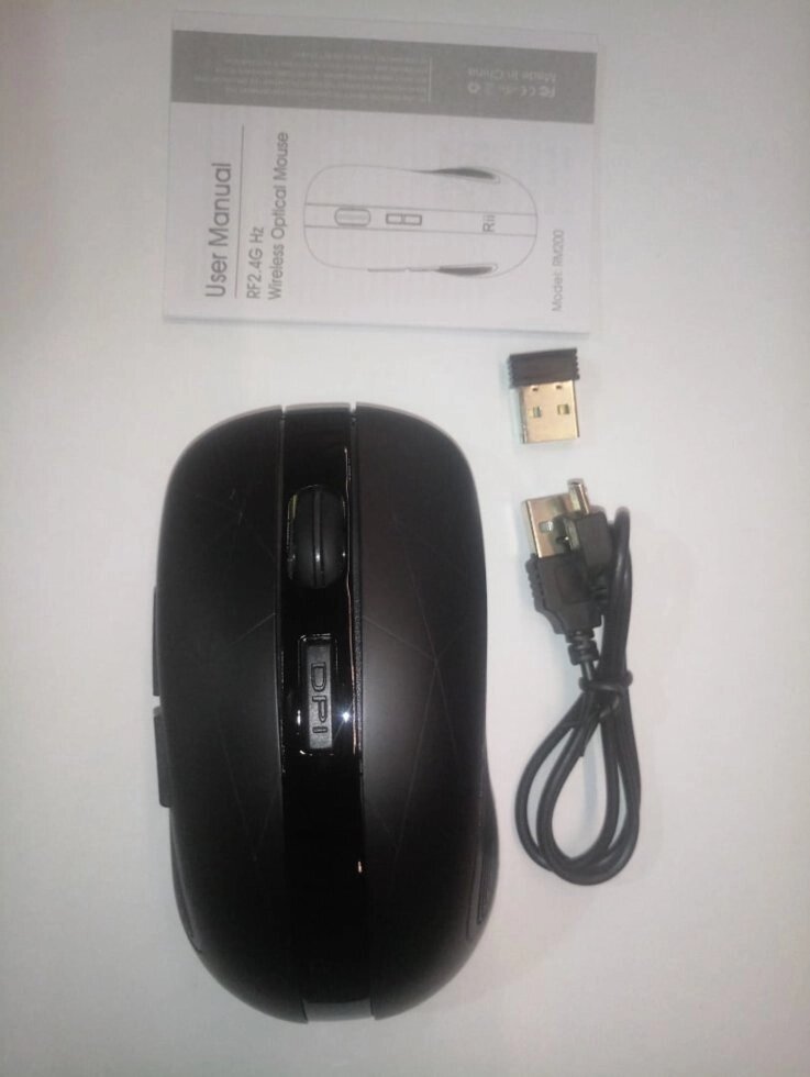 Бездротова мишка з акумулятором Rii RM200 від компанії tvsputnik - фото 1