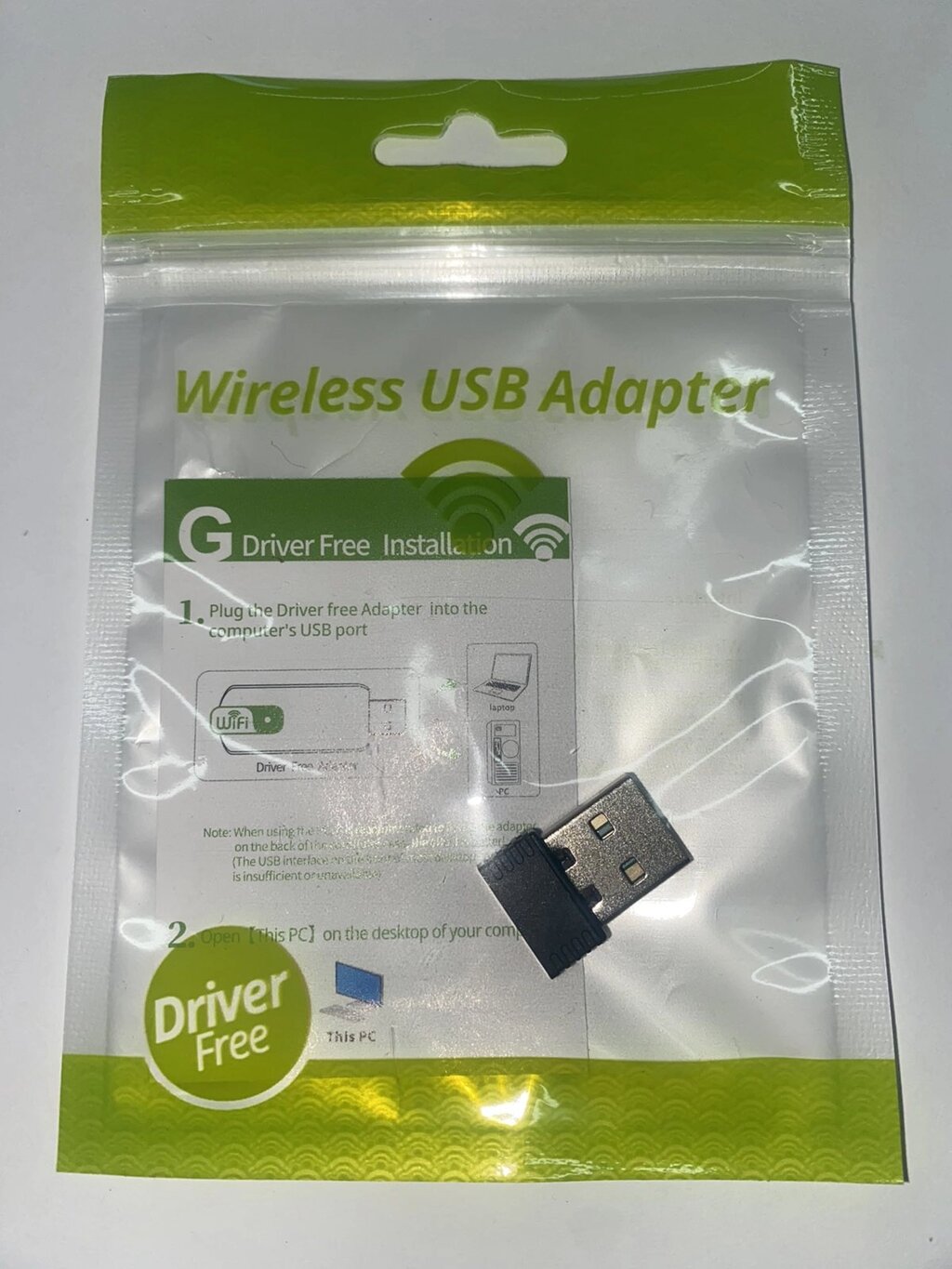 Бездротовий Mini USB адаптер Wi-Fi 6 AX286 (2,4 ГГц) від компанії tvsputnik - фото 1
