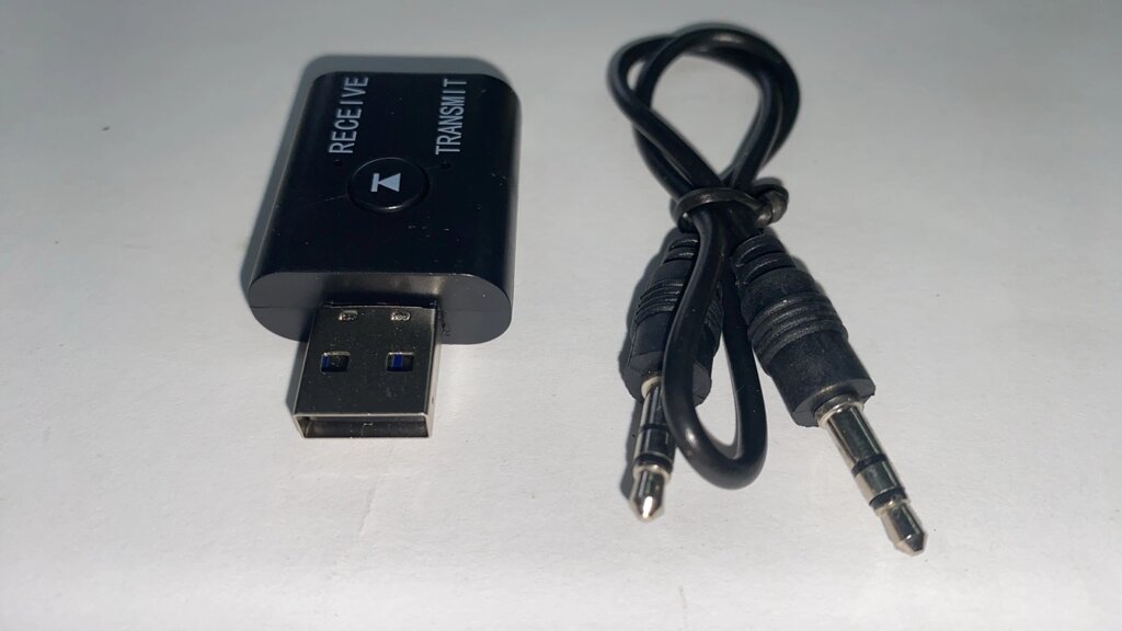 Bluetooth AUX USB адаптер 2in1 Trasmitter&Receiver приймач передавач від компанії tvsputnik - фото 1