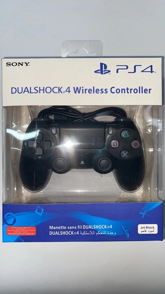 Джойстик Бездротовий Bluetooth PS4 Dualshock 4 v2 Black (Sony PlayStation 4) від компанії tvsputnik - фото 1