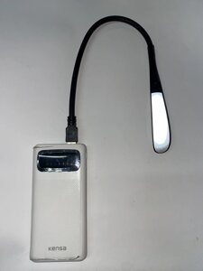 Гнучка світлодіодна сенсорна USB лампа для ноутбука, повербанка, ліхтарик