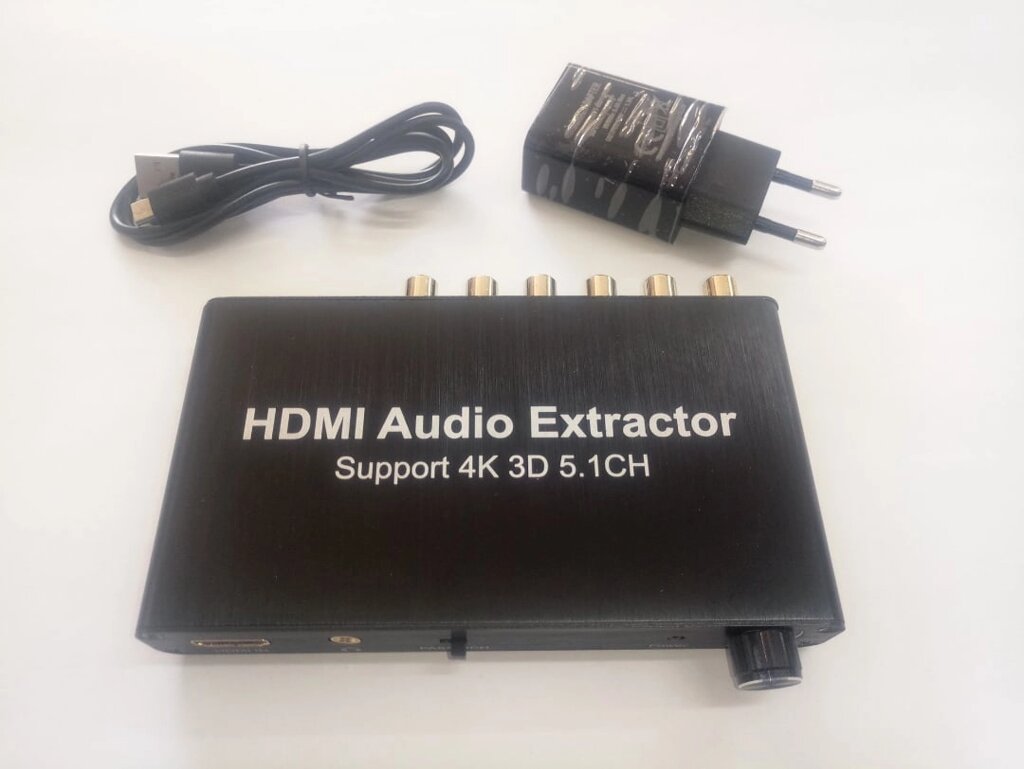 HDMI Audio Extractor 5.1CH (support 4K / 3D / 5.1CH) від компанії tvsputnik - фото 1