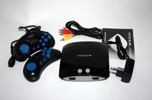 Ігрова приставка Titan 3 Black (200ігр денді 8біт +300 ігор sega 16 біт)