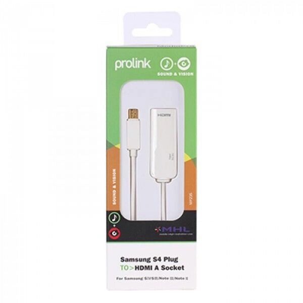 Кабель ProLink Micro USB - HDMI 2.0 0.15 м (HDMI A Socket) від компанії tvsputnik - фото 1