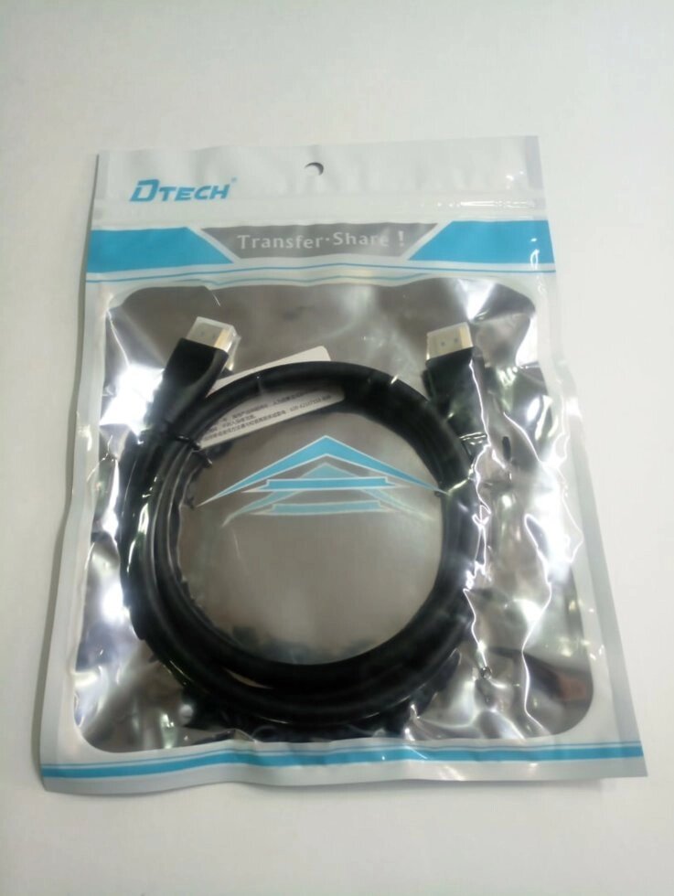 Кабель (шнур) Dtech HDMI-HDMI (2м) від компанії tvsputnik - фото 1