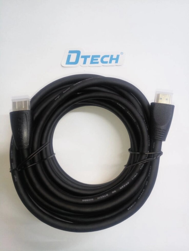 Кабель (шнур) Dtech HDMI-HDMI (8 метрів) від компанії tvsputnik - фото 1