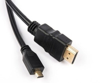 Кабель Ultra HDMI – micro HDMI 1,5 м черный (UC78-0150) від компанії tvsputnik - фото 1