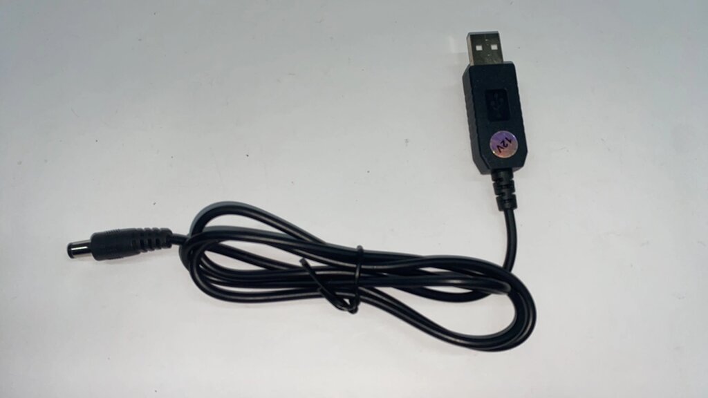 Кабель живлення для роутера, модему USB 12V для повербанку  (12V, USB) від компанії tvsputnik - фото 1