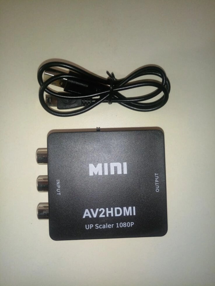 Конвертер-перехідник з AV в HDMI від компанії tvsputnik - фото 1