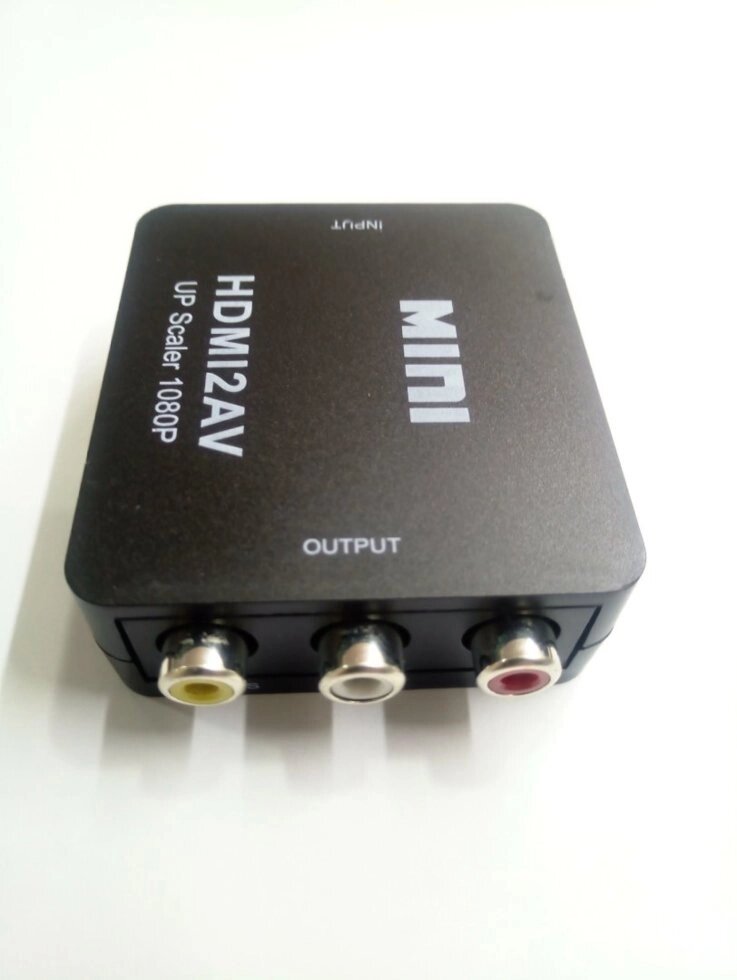 Конвертер-переходник из HDMI в AV / 3RCA тюльпаны від компанії tvsputnik - фото 1