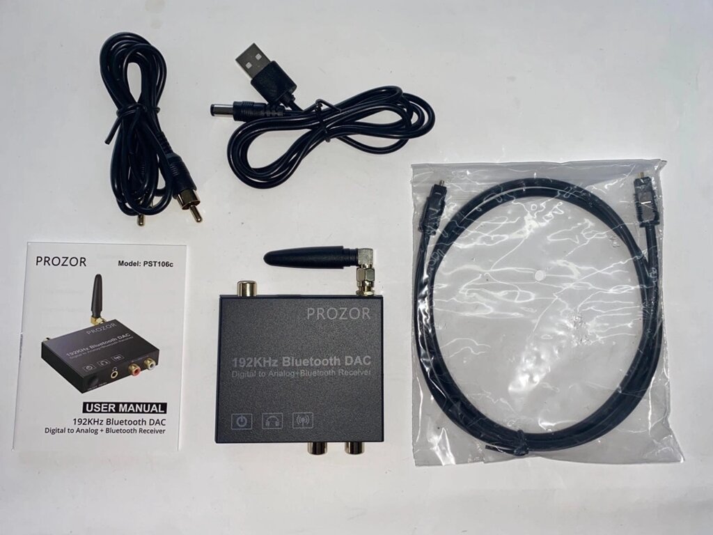 Конвертер звуку оптичний Prozor PST106c (цифровий в аналоговий) від компанії tvsputnik - фото 1