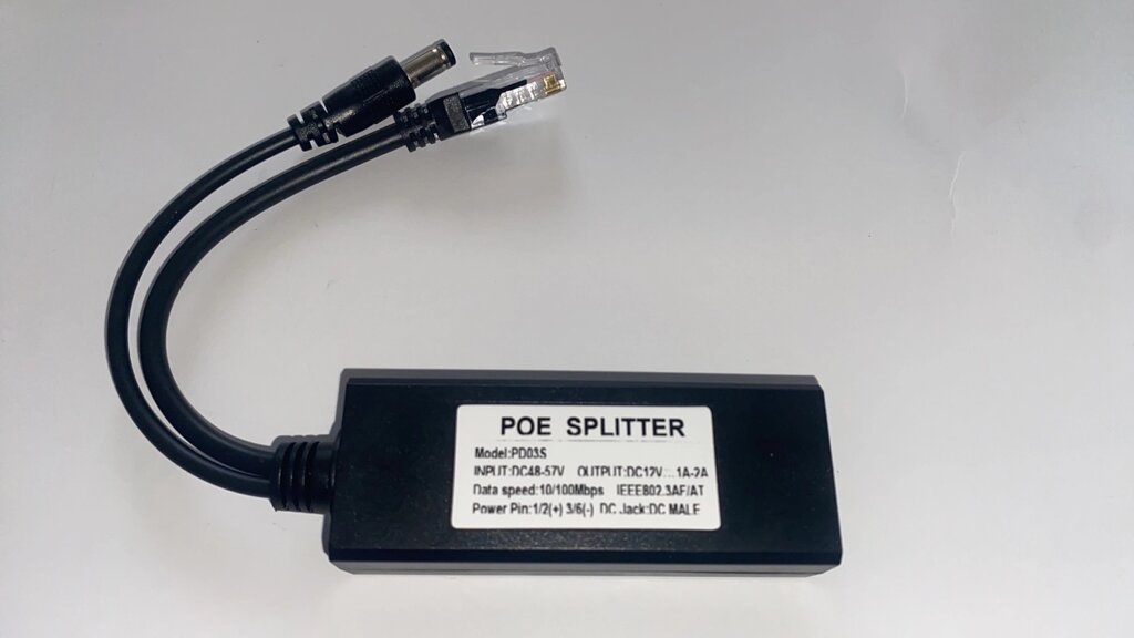 Сплиттер POE для IP камер - порівняння