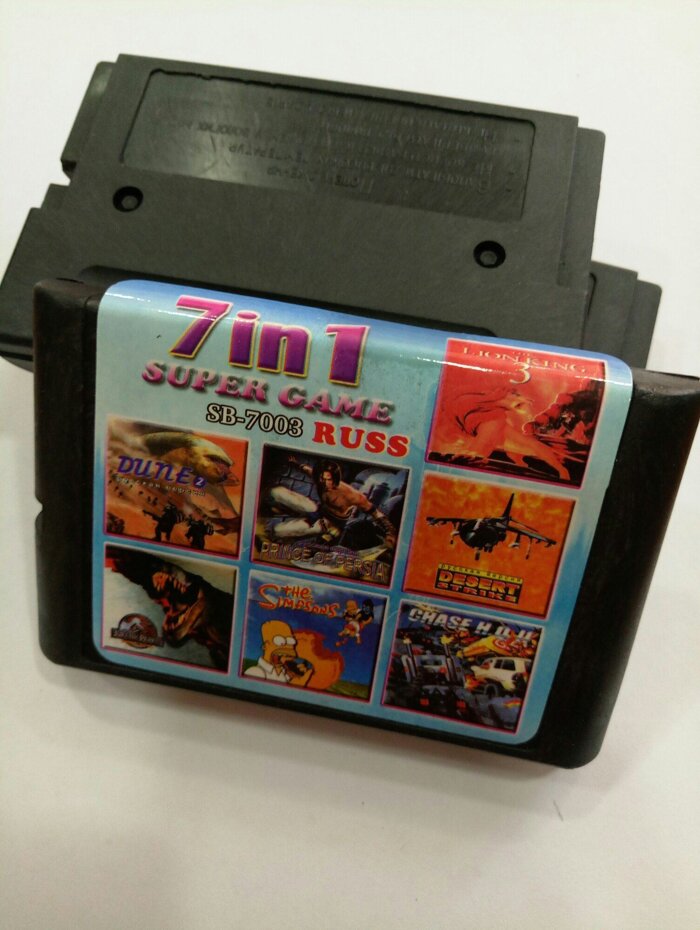 Картридж Sega 16bit Збірник 7 в 1 SB-7003