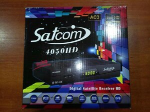 Супутниковий тюнер Satcom 4050HD (прошитий з каналами)