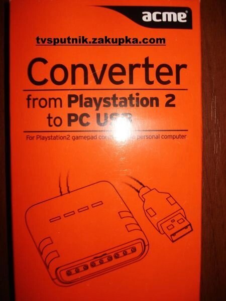 Конвертер для Playstation 2 в PC USB - характеристики