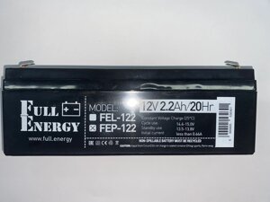 Акумулятор Full Energy Fep-122 (12В 2,2Ач) дата випуску 2022 року в Одеській області от компании tvsputnik