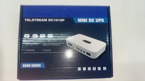 Джерело безперебійного живлення ДБЖ Telstream DC1018P White 5V-12V (Білий)