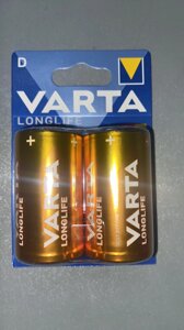 Батарейка VARTA Longlife D/LR20 (2шт)