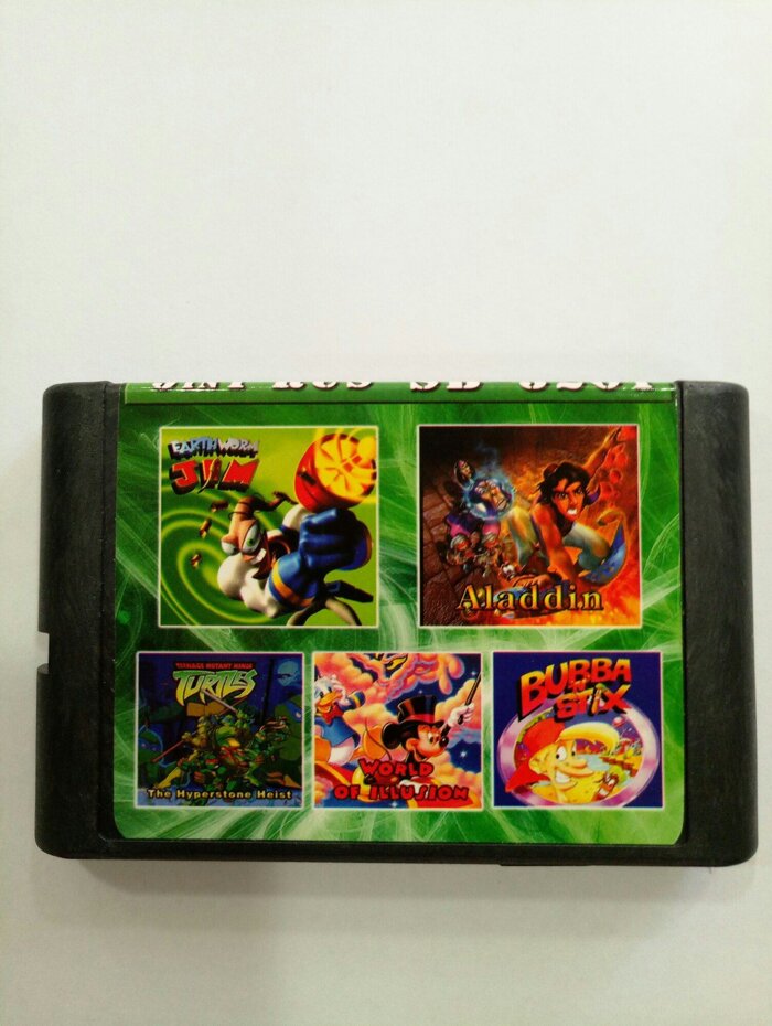 Картридж Sega 16bit Сборник 5 в 1 SB-5201