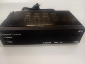 Ефірний тюнер Eurosky ES-17 (DVB-T2) в Одеській області от компании tvsputnik