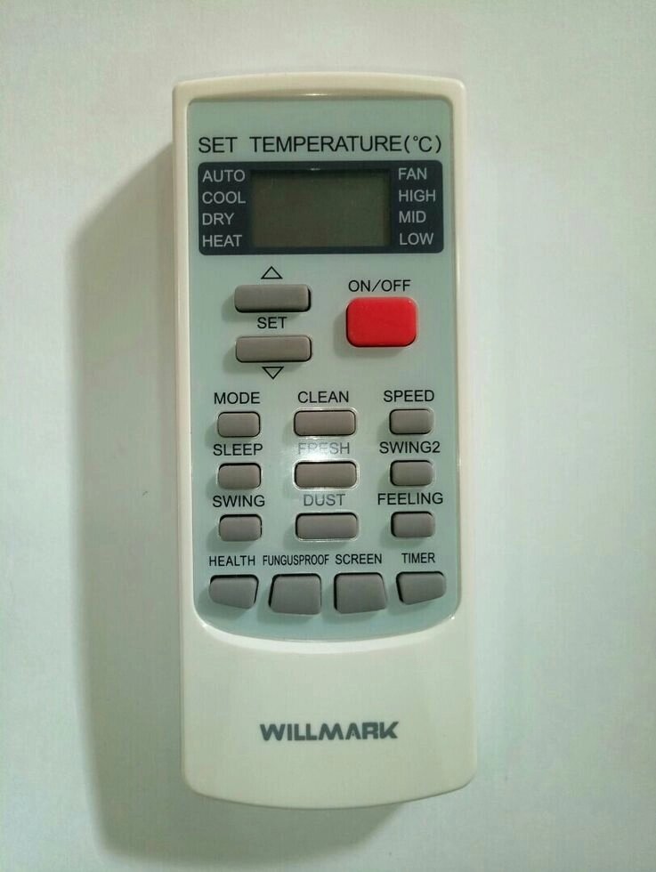 Пульт для кондиционеров Willmark YKF-H006E - опис