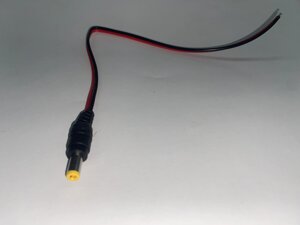 Роз'єм для підключення живлення DC Male кабель 30см (5.5*2.1)