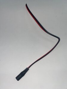 Роз'єм для підключення живлення DC Female кабель 30см (5.5*2.1) в Одеській області от компании tvsputnik