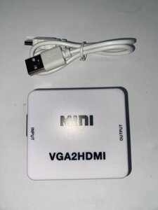 Перехідник відео конвертер з VGA в HDMI в Одеській області от компании tvsputnik