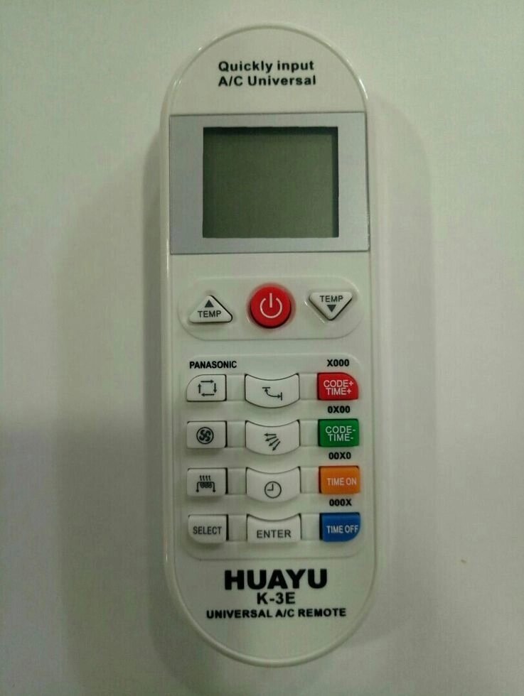 Универсальный пульт для кондиционеров HUAYU K-3E (5000 кодов) - опт