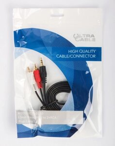 Кабель Аудіо 3.5 mm St - 2 RCA (1.5 м) ULTRA UC75-0150 в Одеській області от компании tvsputnik