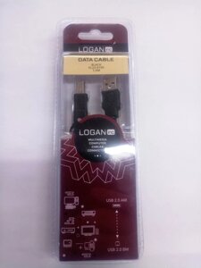 Кабель для принтера Logan Cabel USB-A-USB-B, 1.5m (EL22-0150) в Одеській області от компании tvsputnik