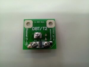 Плата узгодження (сімметрізатор) для Т2 антени (21 69 ДМВ)