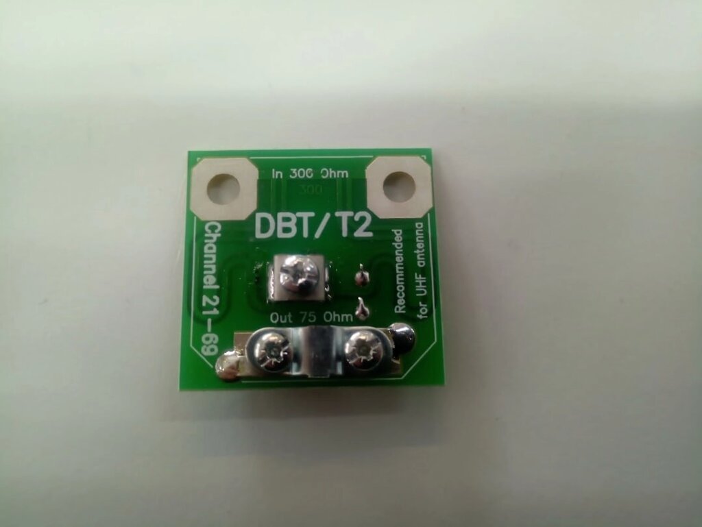 Плата узгодження (сімметрізатор) для Т2 антени (21 ... 69 ДМВ) від компанії tvsputnik - фото 1