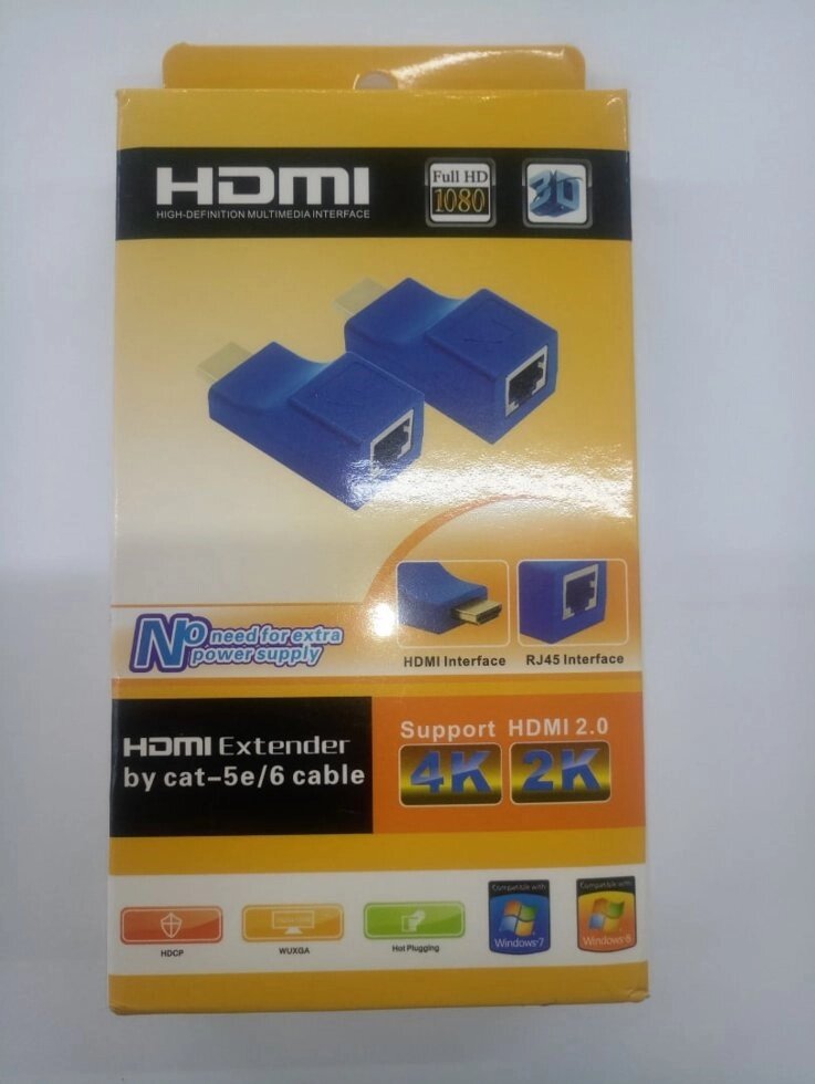 Подовжувач HDMI кабелю по кручений парі (до 30метров) від компанії tvsputnik - фото 1