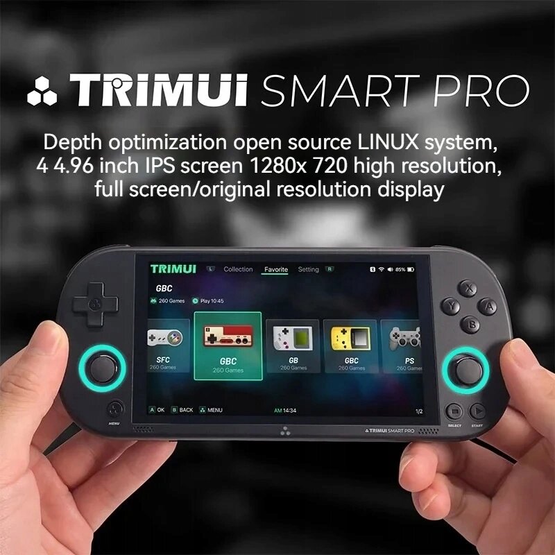 Портативна ігрова приставка Trimui TG5040 smart pro+карта 64 гб з іграми від компанії tvsputnik - фото 1