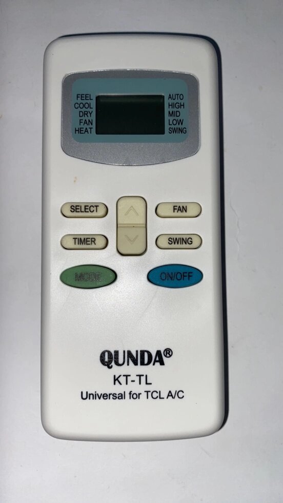Пульт для кондиціонерів Qunda KT-TL for TCL від компанії tvsputnik - фото 1