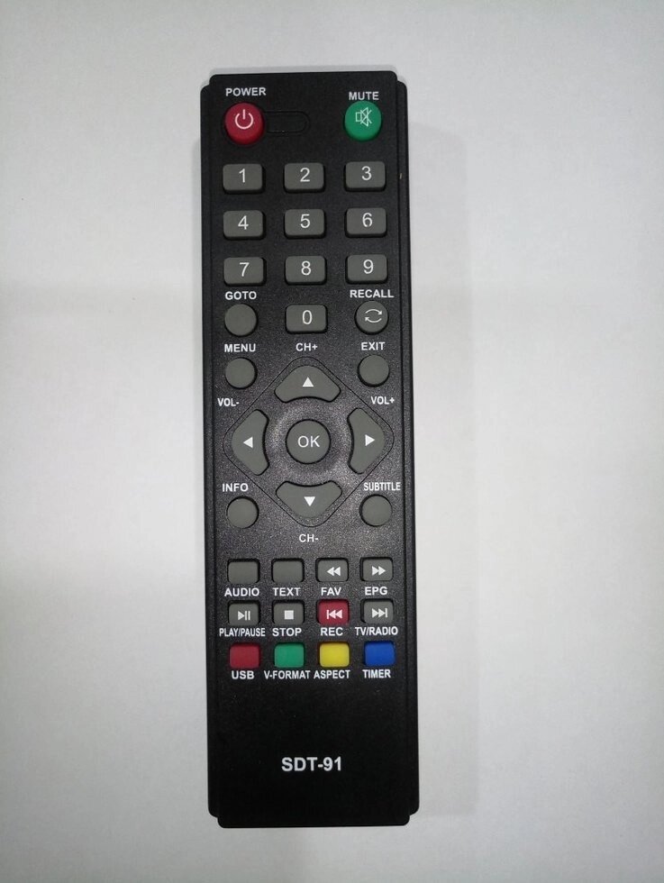 Пульт для Supra SDT-91 (DVB-T2) від компанії tvsputnik - фото 1