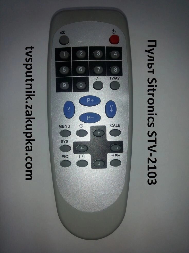 Пульт для телевізора Sitronics STV-2103 від компанії tvsputnik - фото 1