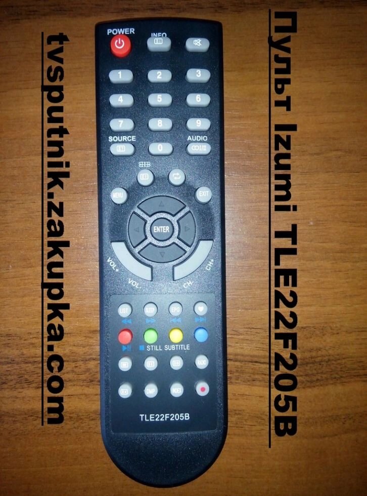 Пульт Izumi TLE22F205B (LCD) від компанії tvsputnik - фото 1