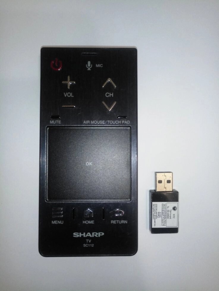 Пульт оригінальний Sharp SC112 (Smart, Air Mouse, Touch Pad) від компанії tvsputnik - фото 1