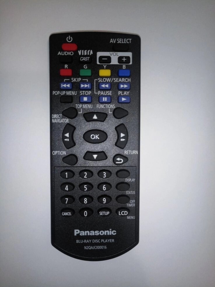 Пульт Panasonic N2QAJC000016 (оригінал) BLU-RAY від компанії tvsputnik - фото 1