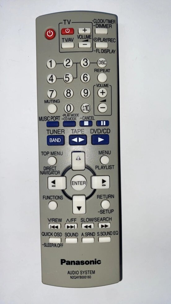 Пульт Panasonic N2QAYB000160 (Audio System) Оригінал від компанії tvsputnik - фото 1