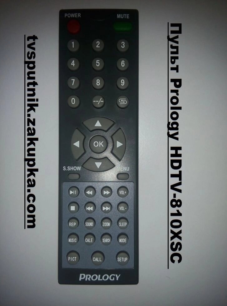 Пульт Prology HDTV-810XSC (Оригінал) від компанії tvsputnik - фото 1