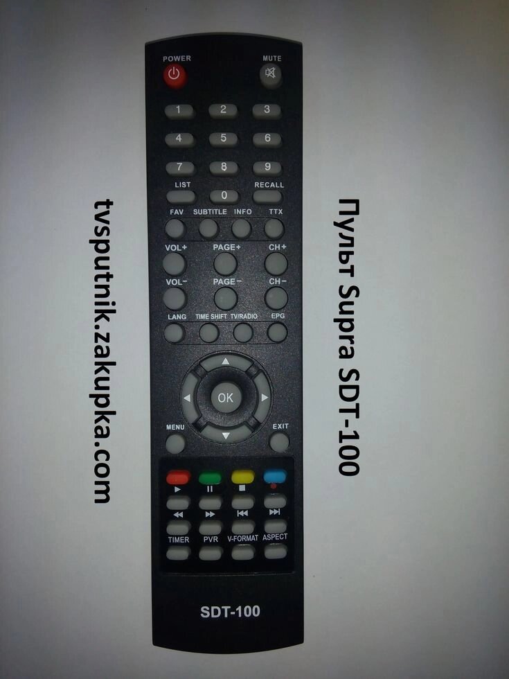 Пульт Supra SDT-100 (DVB-T2) від компанії tvsputnik - фото 1