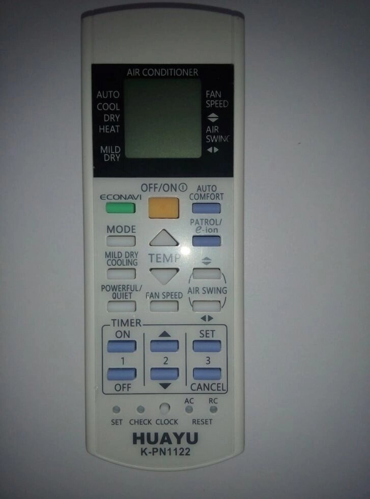 Пульт універсальний для кондиціонерів Panasonic K-PN1122 від компанії tvsputnik - фото 1