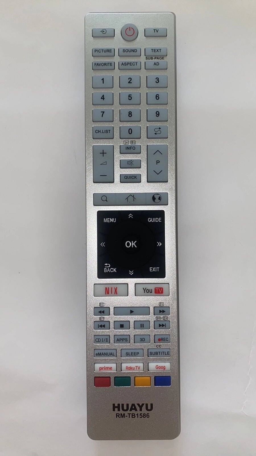 Пульт універсальний для телевізора Toshiba RM-TB1586 від компанії tvsputnik - фото 1