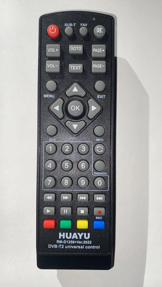 Пульт універсальний DVB-T2 RM-D1258 від компанії tvsputnik - фото 1