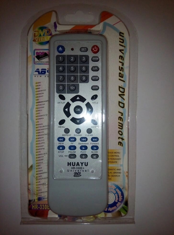 Пульт універсальний HR-330E (DVD) від компанії tvsputnik - фото 1