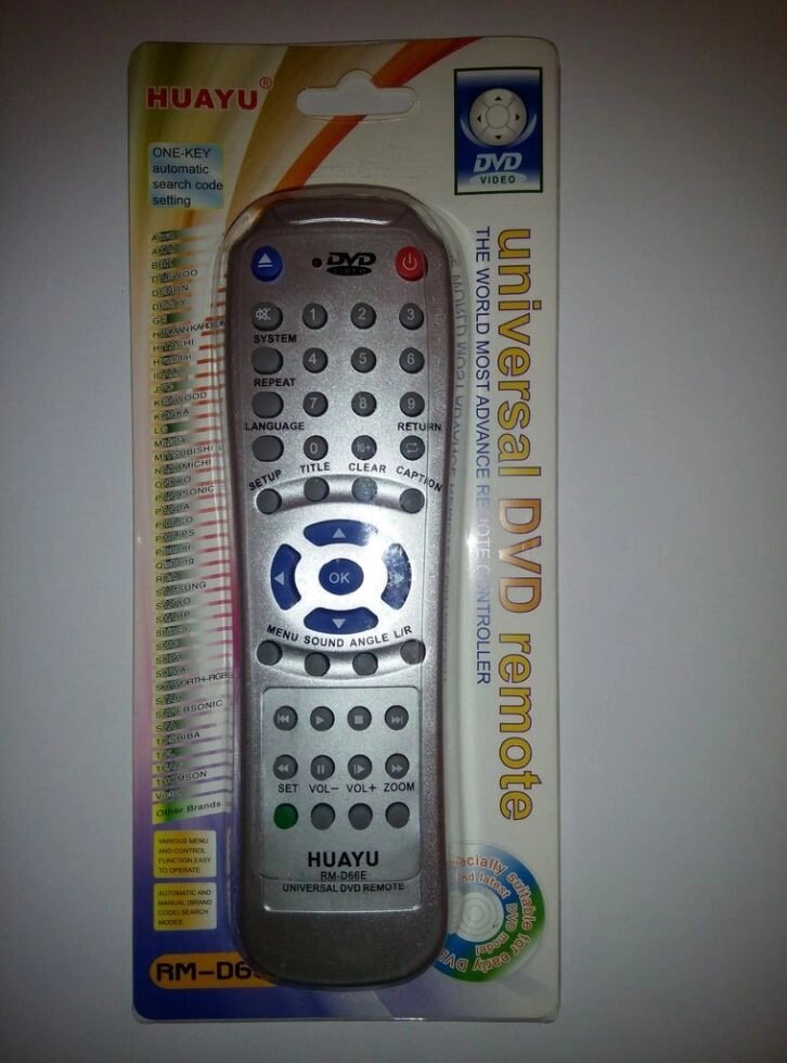 Пульт універсальний RM-D66E (для китайських DVD) від компанії tvsputnik - фото 1